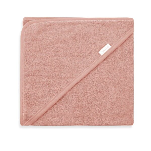 Geborduurde Badcape roze. Het is het perfecte cadeau voor babyshowers, geboorten, verjaardagen of gewoon voor je eigen kleintje.